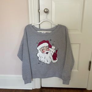 Living fully Santa Sweatshirt